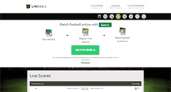 Desktop Screenshot of livegoals.com